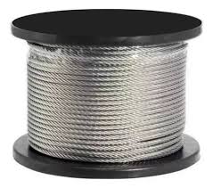 CABO DE AÇO 5/32 6X7 AF GALVANIZADO